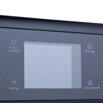 Detector Inteligente de Vazamento de Água para Toda a Casa com Monitoramento Remoto por APP, Fonte de Alimentação Dupla, Conexão de 3/4 de Polegada