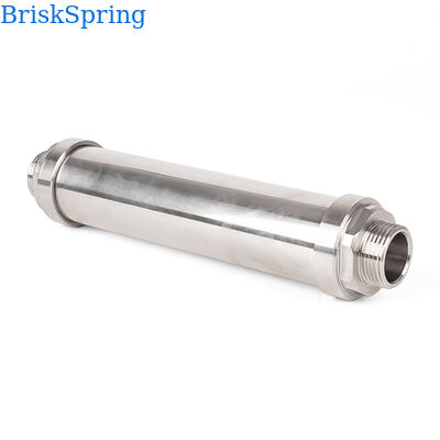 Sistema Descalcificador de Água para Casa Inteira de Alta Eficiência BriskSpring com Tecnologia de Polarização Iônica SAAS, Vazão de 4T/H e Material de Latão H59-1