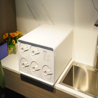 Sistema de filtro de água RO de 7 estágios para cozinha 2000GPD Sistema de osmose reversa sem tanque