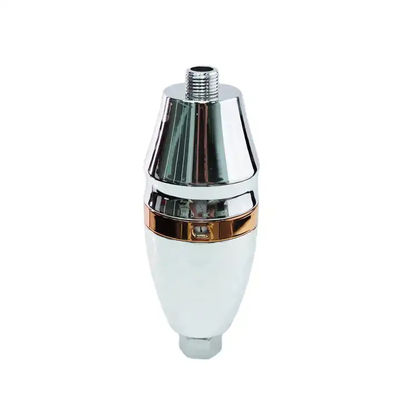 Filtro de chuveiro de carbono portátil hidráulico de 16 L/min para baixa pressão de água