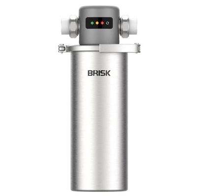 304 pré-filtro de água de aço inoxidável com filtração de 5 micrões e taxa de fluxo de 5000 litros/hora para uso doméstico