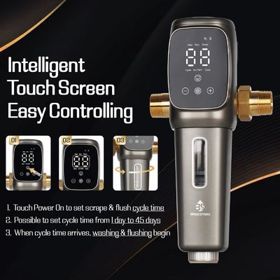 Purificador de Sedimentos Autolimpante Universal para Toda a Casa para um Abastecimento de Água Mais Saudável