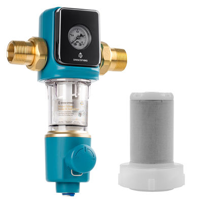 Prefiltro de sedimentos Premium de 40 Microns com raspador automático de lavagem automática livre de BPA para uso doméstico