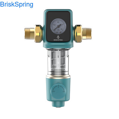 Pré-filtro autolimpante de aço inoxidável para toda a casa, pré-filtro de água, sistema de pré-filtração de sedimentos com retrolavagem reutilizável para purificador de água de encanamento doméstico