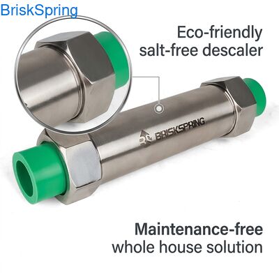 Sistema Descalcificador de Água Ecológico Sem Sal com Capacidade de 10.000 Galões e Descalcificador para Toda a Casa Sem Manutenção