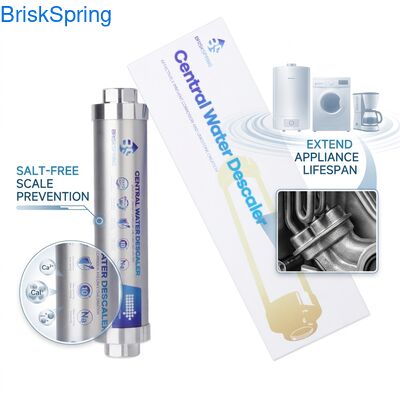 Sistema Descalcificador de Água Sem Sal: Pare o Calcário da Água Dura, Prolongue a Vida Útil dos Eletrodomésticos e Melhore a Eficiência da Água (Sem Necessidade de Produtos Químicos)