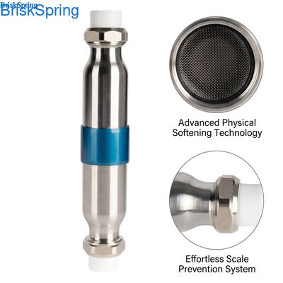 Tecnologia de amaciamento físico avançado Descalcificador de água com certificação NSF RoHS REACH para uso doméstico ecológico de última geração