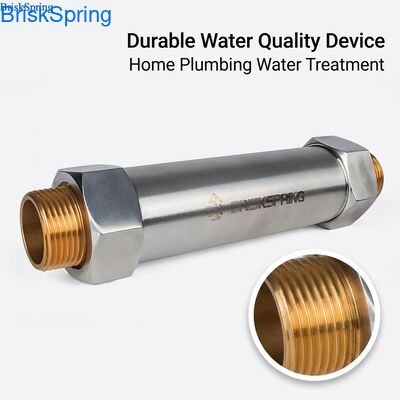 Sistema descalcificador de água sem sal com certificação RoHS, Condicionador eletrônico de água sem manutenção para encanamento doméstico, 0,15MPa de pressão
