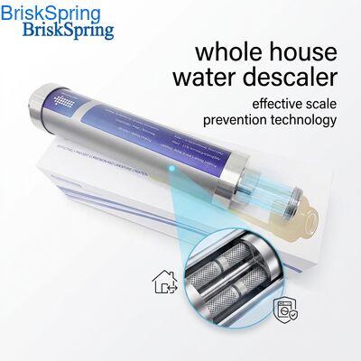 Descalcificador de Água com Proteção para Máquinas de Lavar com Tecnologia SAAS e Inibição de Incrustações em Toda a Casa, Sistema Físico Anti-Incrustação