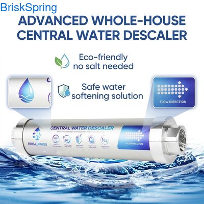 Amolecedor de água sem sal com material resistente à corrosão seguro e durável