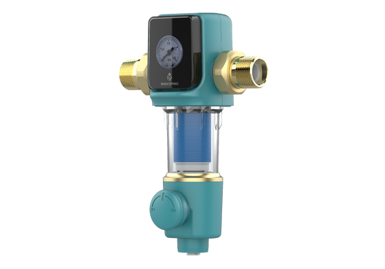 22 GPM Filtro de sedimentos com filtragem de 40 μm e lavagem automática para pré-filtragem de água em toda a casa