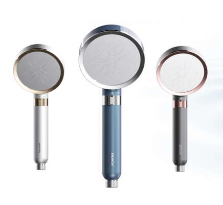 Cabeça de chuveiro filtrada com cartucho de vitamina C e filtro anti-escala MSAP para fluxo de água de 6,2 L/min