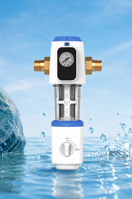 Filtro de Sedimentos BriskSpring N1-2C-BS para Toda a Casa com Filtração de 40 Mícron e Malha de Aço Inoxidável SUS316L