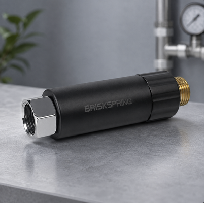 BriskSpring M80-BS MSAP Filtro de Água Bioativo Anti-Escala com Cartucho Substituivel e Filtração de 400 Microns