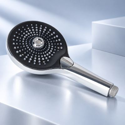 Chuveiro de Micro Nano Bolha SUS304 com 3 Modos de Spray, Chuveiro de Mão Economizador de Água para Banheiro