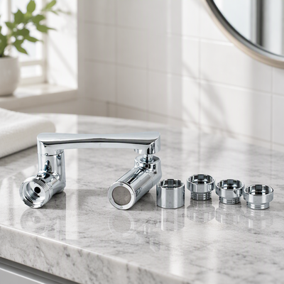 Aerador de Torneira Micro Nano Bolha Rotativo Multi-Articulado de 1440° com Tecnologia de Corte Gás-Líquido
